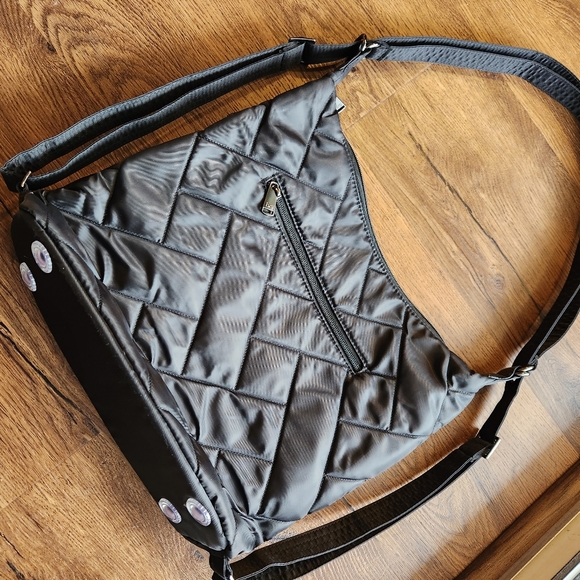 Zipliner 2 Convertible Hobo Bag Midnight Black - Picture 2 of 4